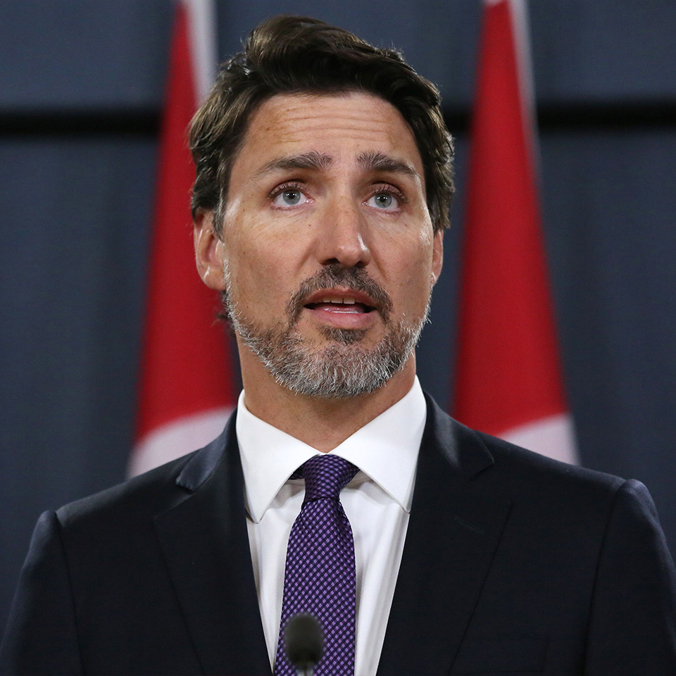 Justin Trudeau with a beard for the millionth time
