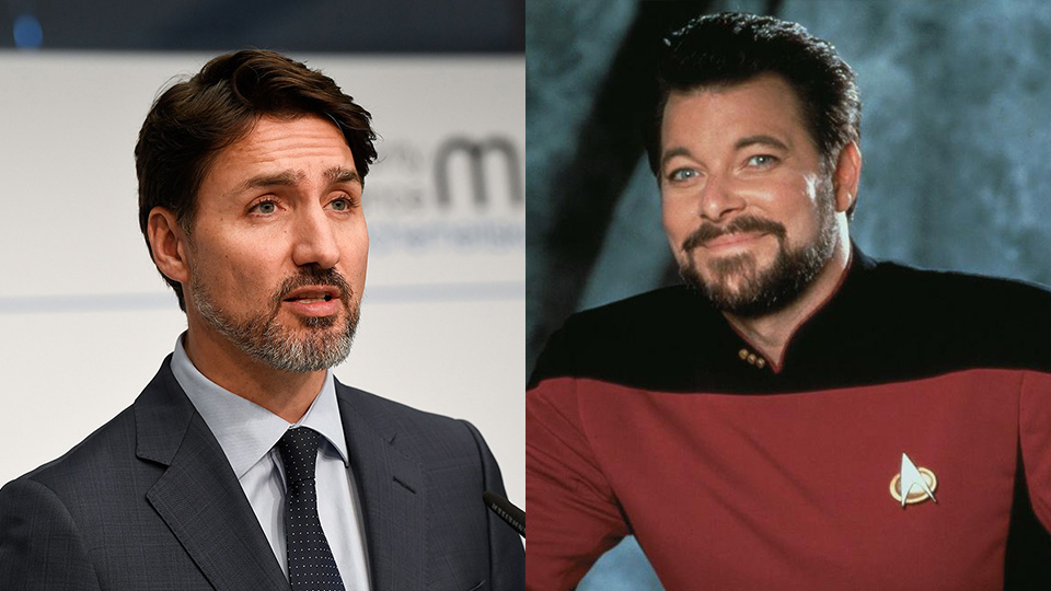 Justin Trudeau Star Trek beard