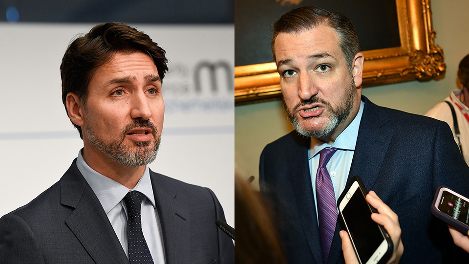 Justin Trudeau beard versus Ted Cruz beard