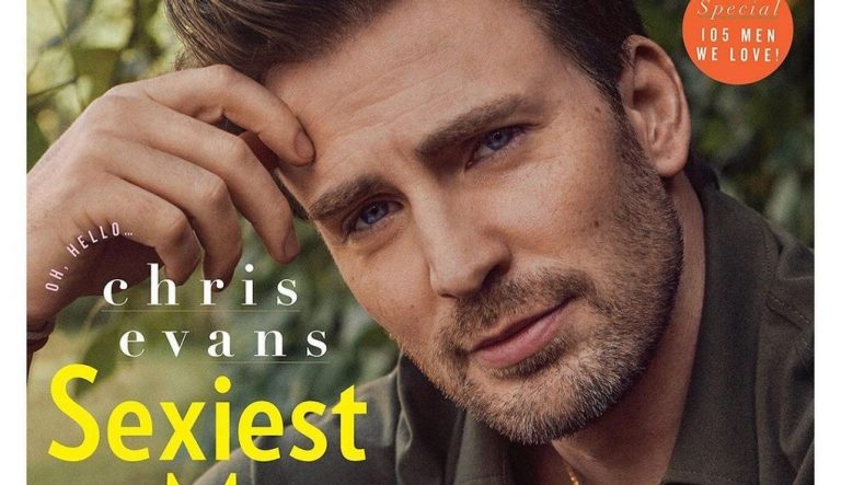 Chris Evans Is Crowned Peoples Sexiest Man Alive After Previously Losing Out On The Title 9750